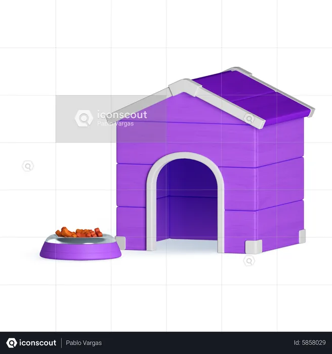 Pet house  3D Icon