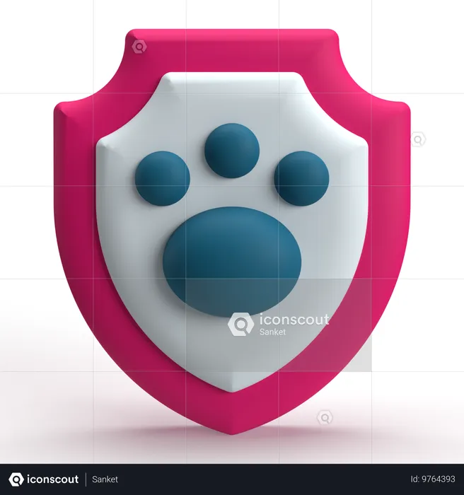 Pet Insurance  3D Icon