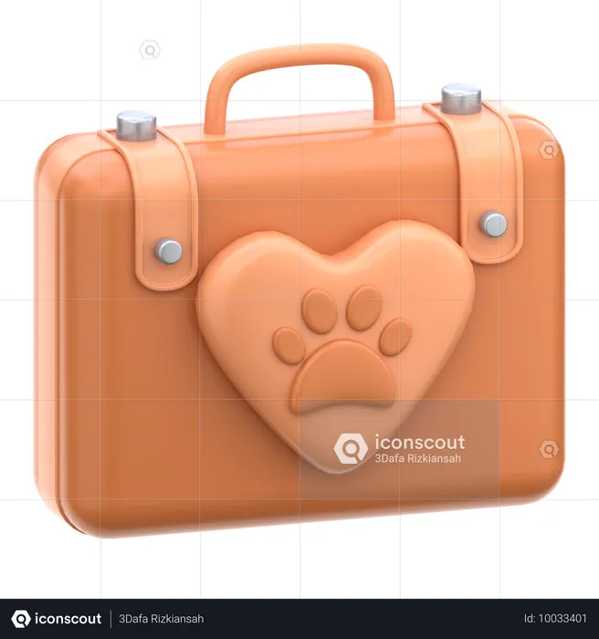 Pet Medical Kit  3D Icon