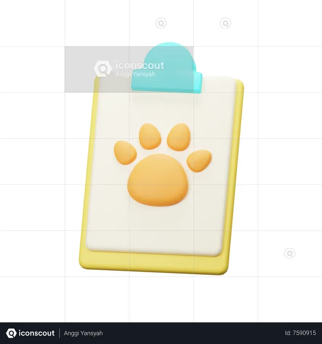 Pet Report  3D Icon