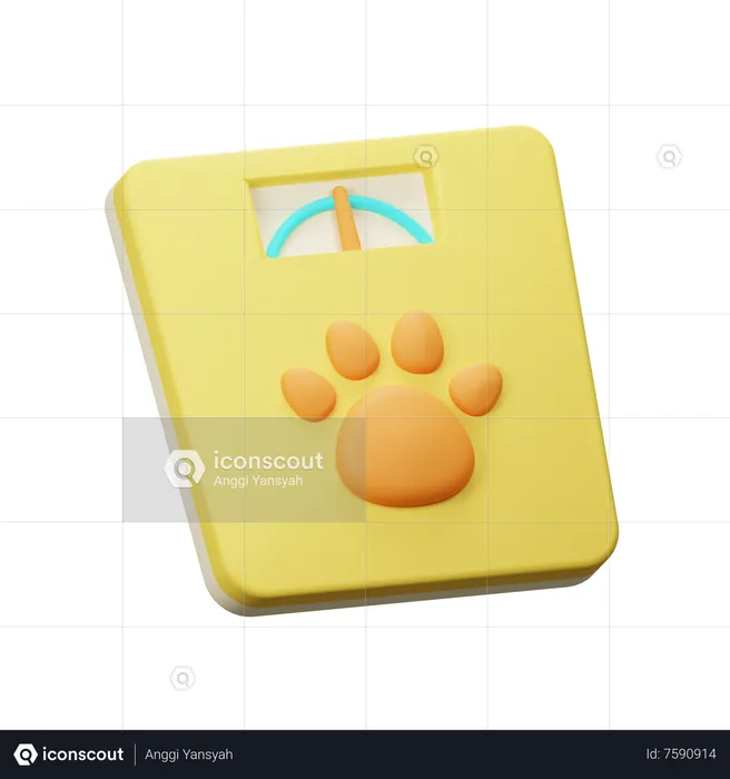 Pet Scale  3D Icon