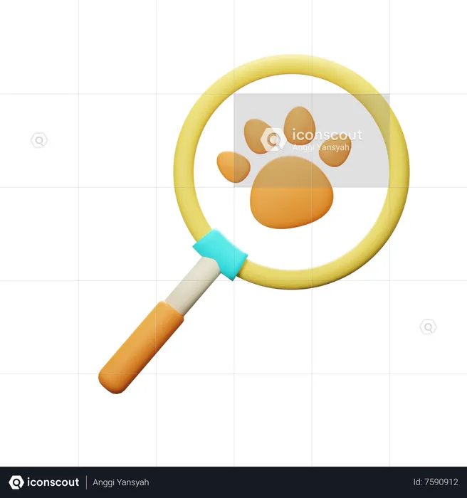 Pet Search  3D Icon