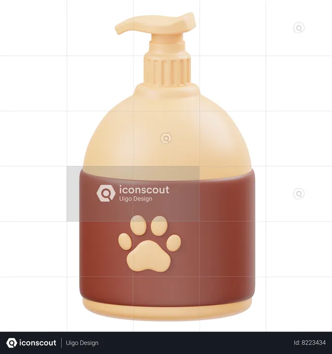 Pet Shampoo  3D Icon