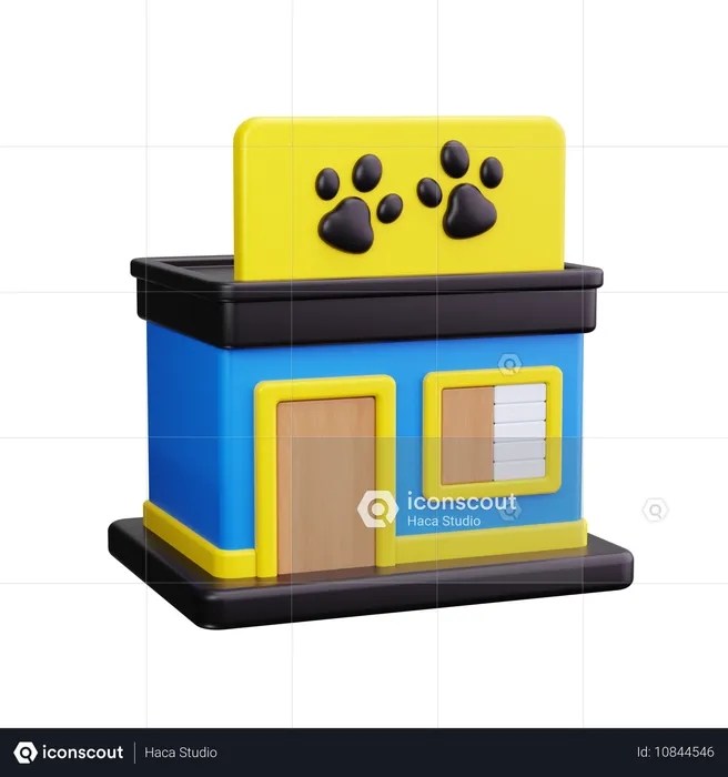 Pet shop  3D Icon