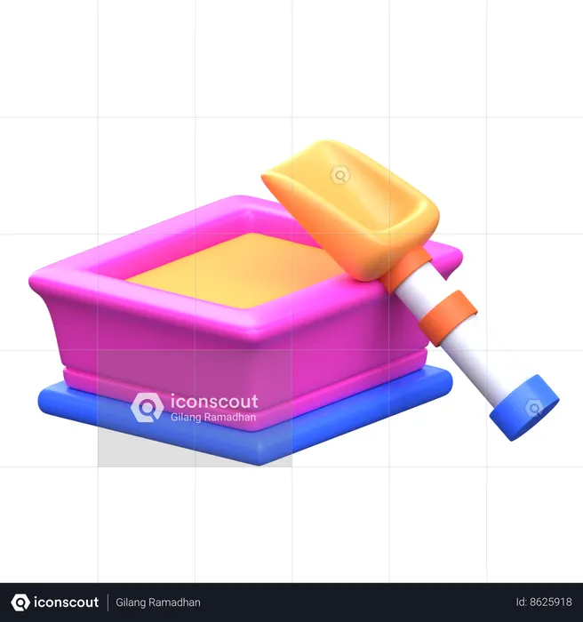 Pet Shovel  3D Icon