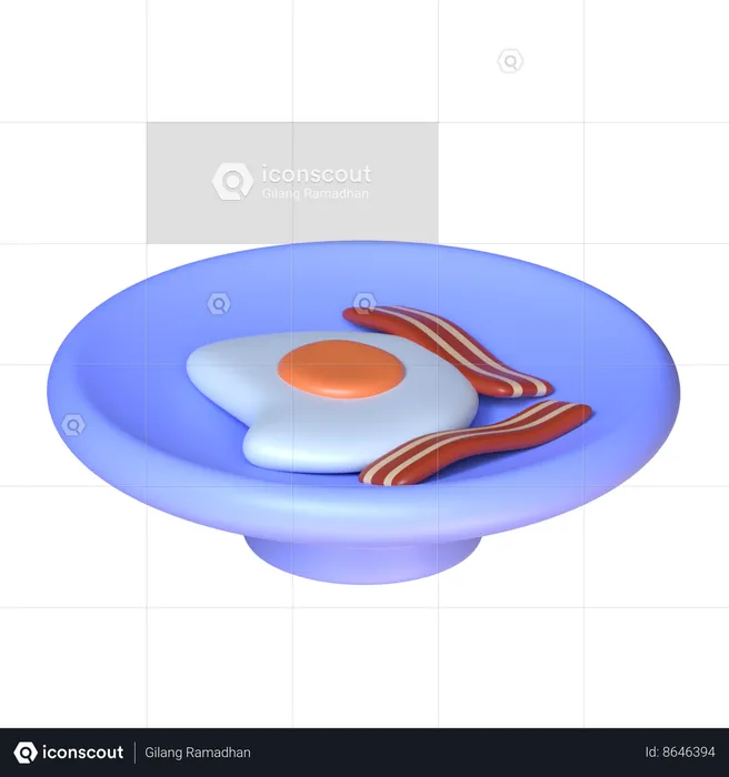 Petit-déjeuner  3D Icon