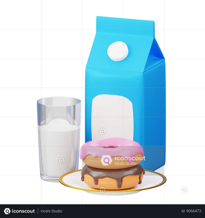 Petit-déjeuner  3D Icon