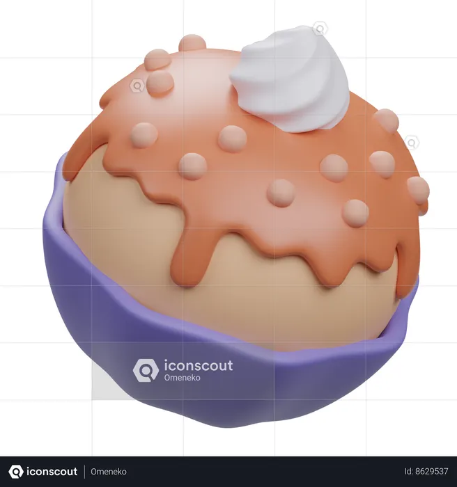 Petit gâteau  3D Icon