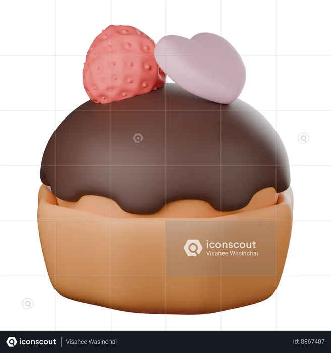 Petit gâteau  3D Icon