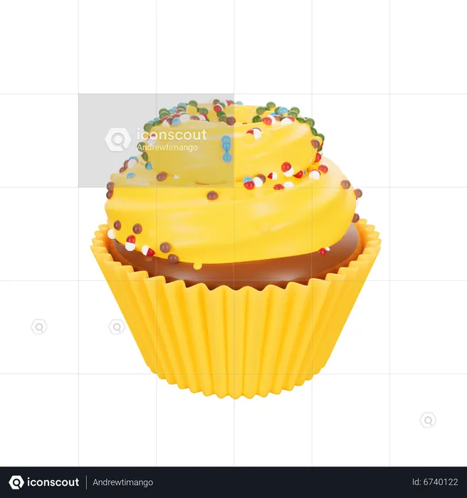 Petit gâteau  3D Icon