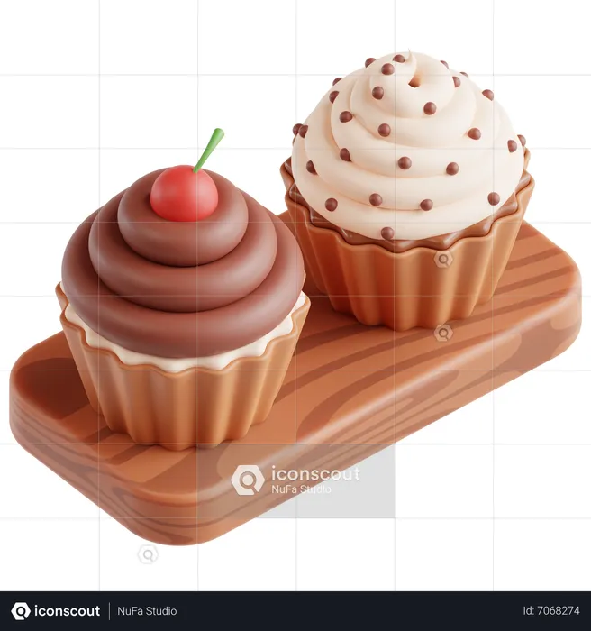 Petit gâteau  3D Icon