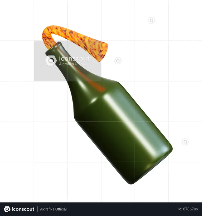 Petrol Bombs  3D Icon