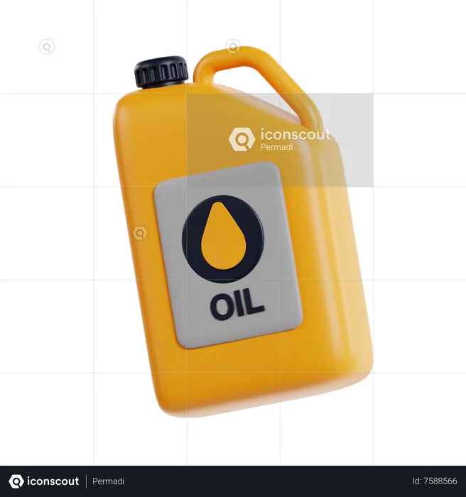 Petrol Can  3D Icon