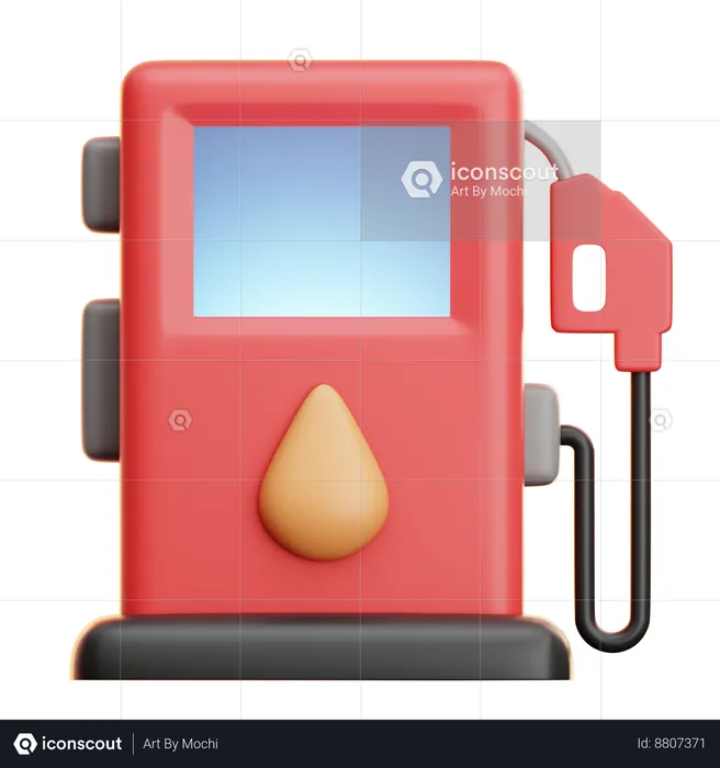 Petrol Pump  3D Icon
