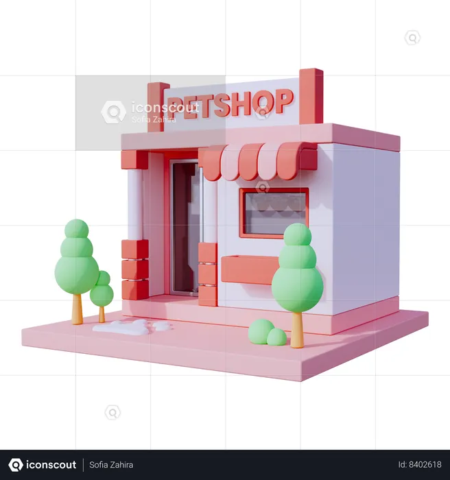 Petshop  3D Icon