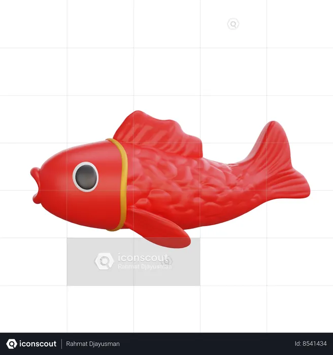 Pescado chino  3D Icon