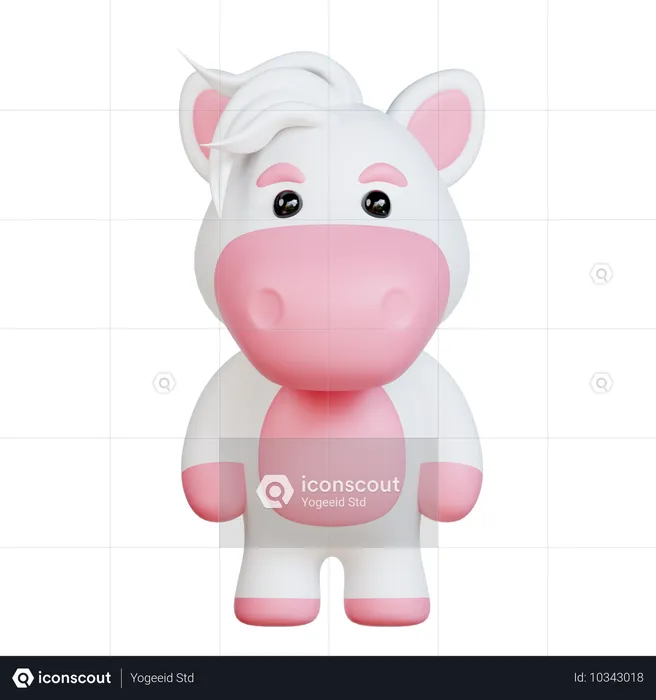 Pferd  3D Icon