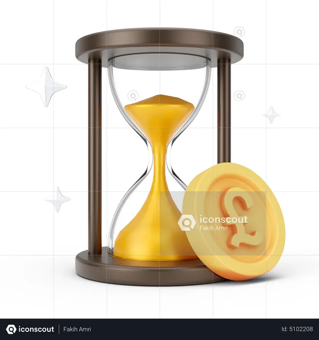 Pfund-Timer  3D Icon