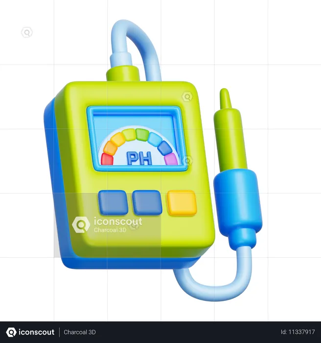 PH-meter  3D Icon