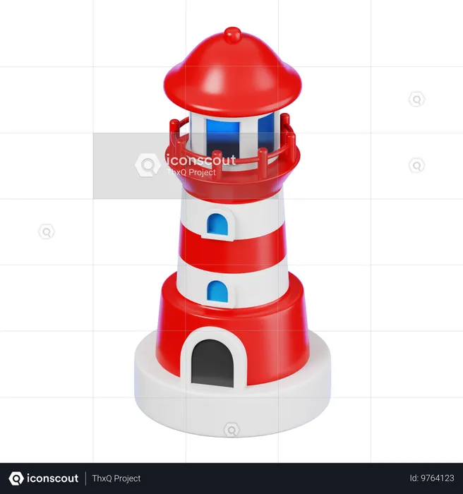 Phare  3D Icon