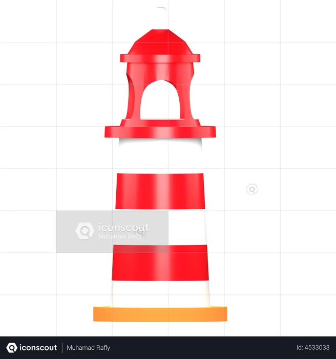 Phare  3D Illustration