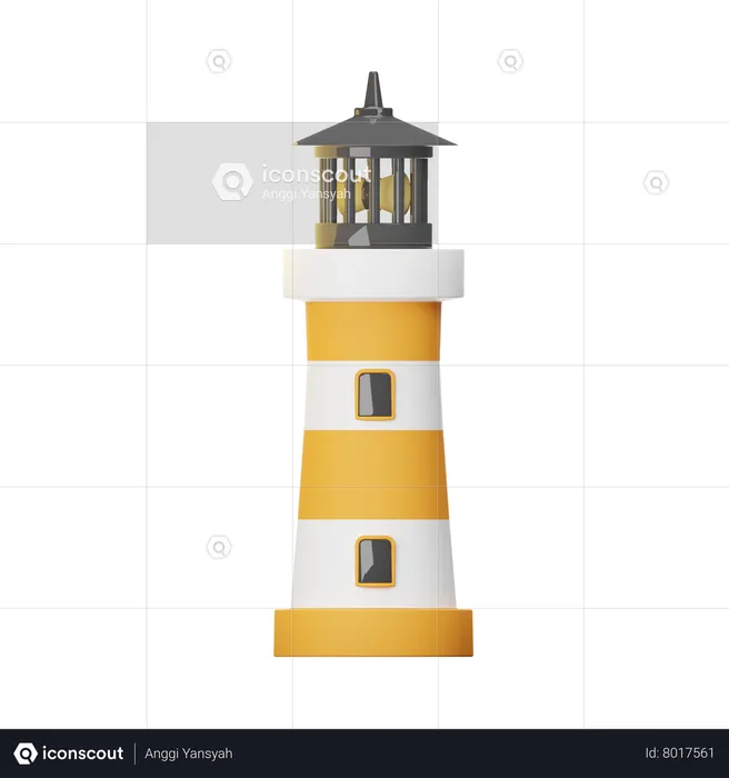 Phare  3D Icon