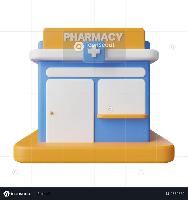 Pharmacie  3D Icon