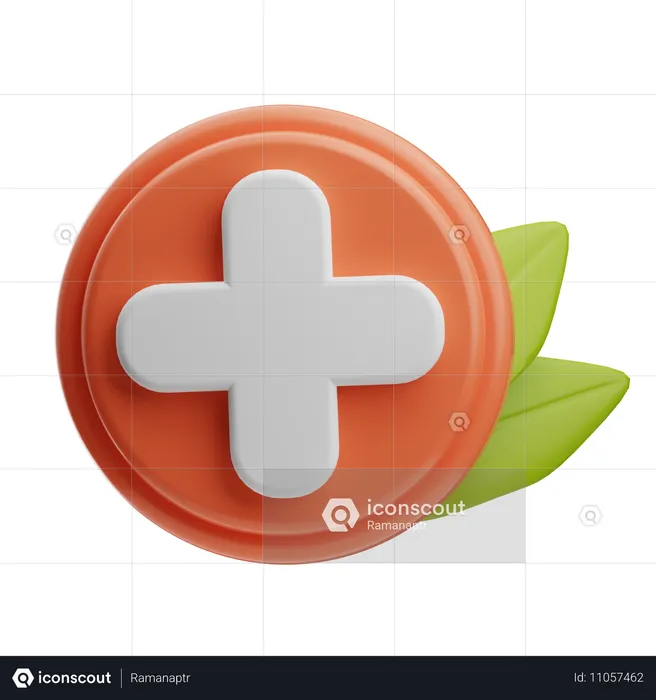 Soins de la peau en pharmacie naturelle  3D Icon