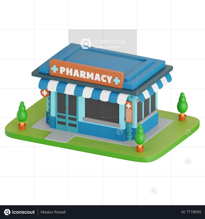 Pharmacy  3D Icon