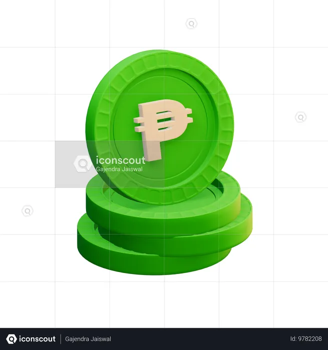 Philippine peso  3D Icon