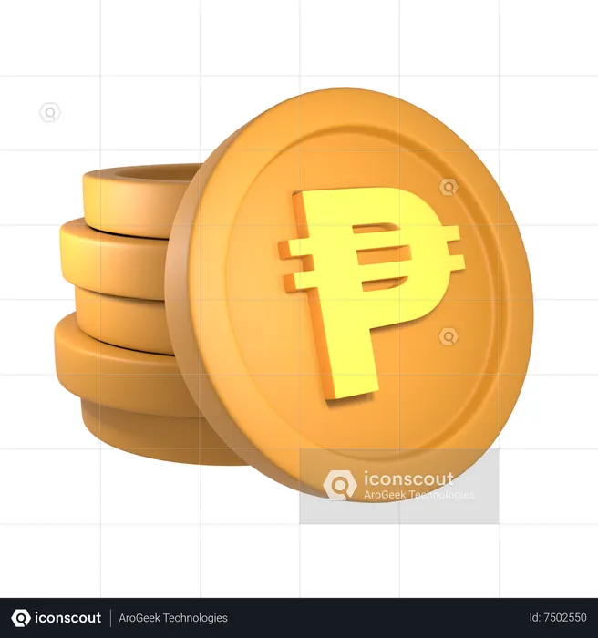 Philippine peso  3D Icon