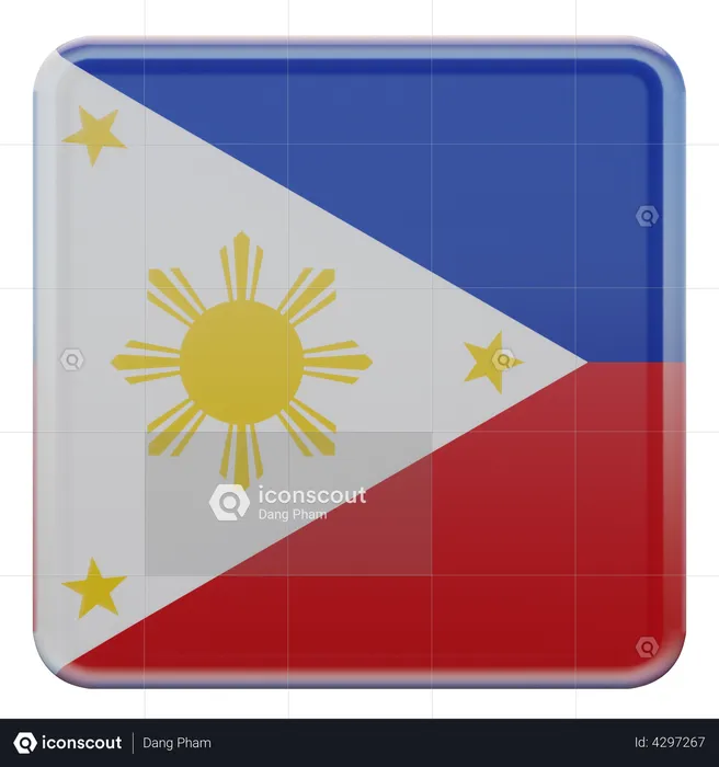 Philippines Flag Flag 3D Flag
