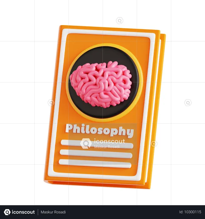 Philosophy Book  3D Icon