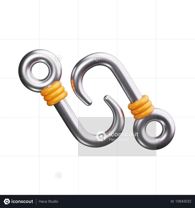 Phishing-Haken  3D Icon