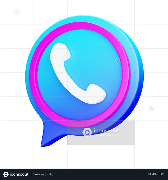 Phne Message  3D Icon