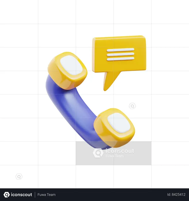 Phone  3D Icon