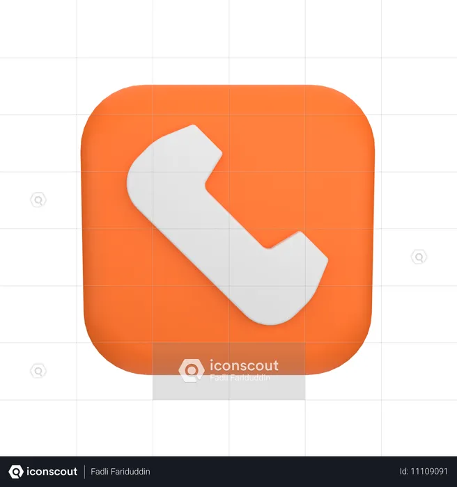 Phone  3D Icon