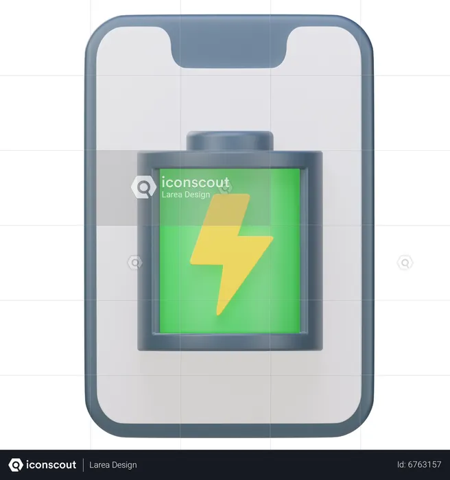 Phone Battery  3D Icon