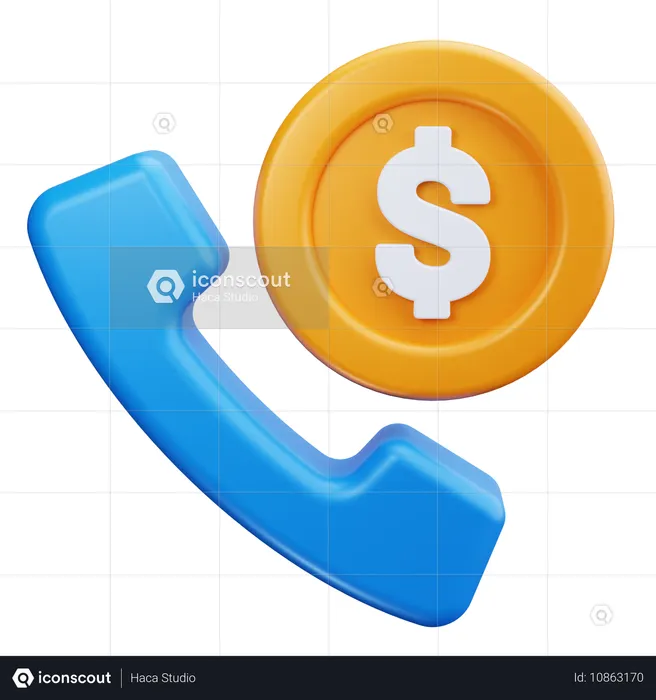 Phone Call  3D Icon