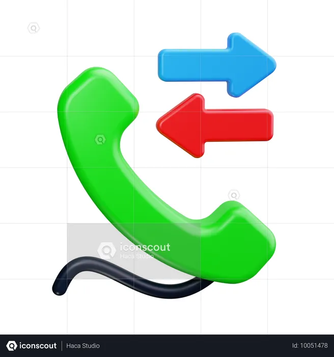 Phone Call  3D Icon