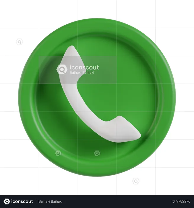 Phone Call  3D Icon