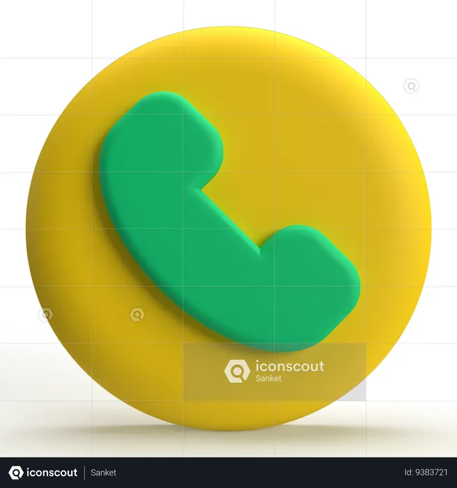 Phone Call  3D Icon