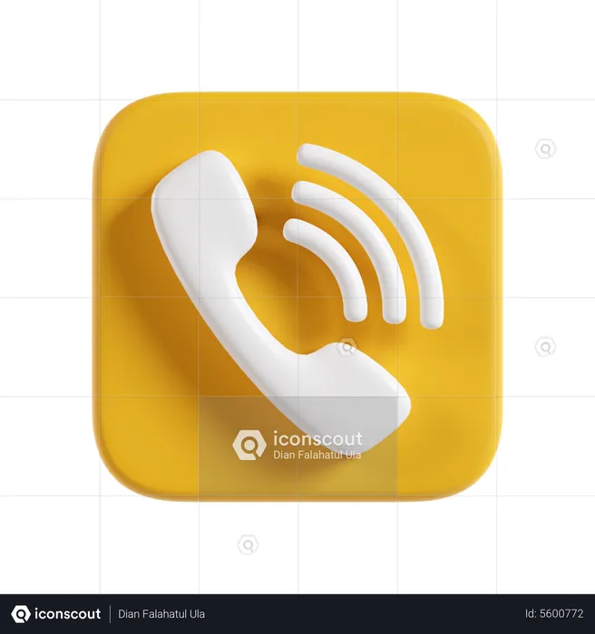 Phone Call  3D Icon