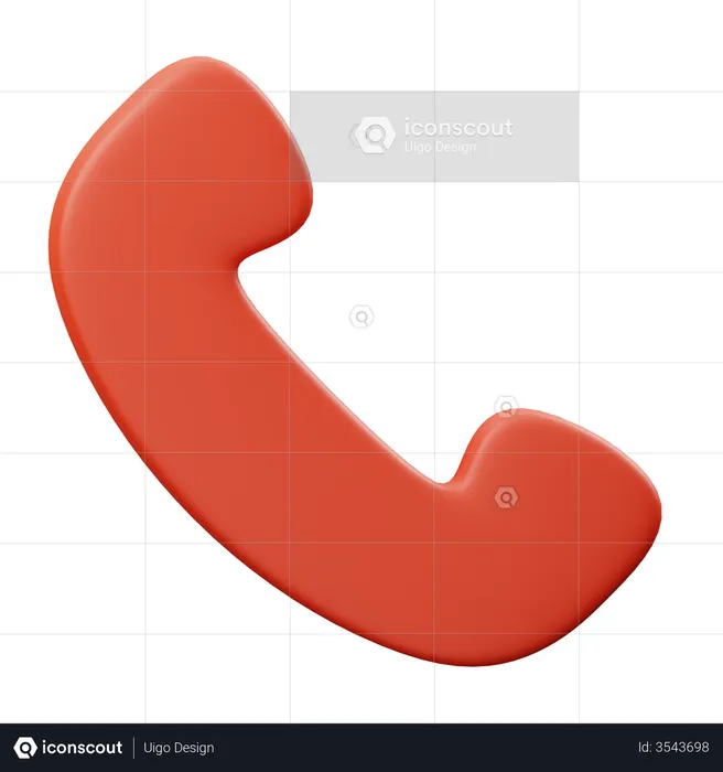 Phone Call  3D Illustration