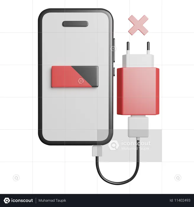 Phone Charger  3D Icon