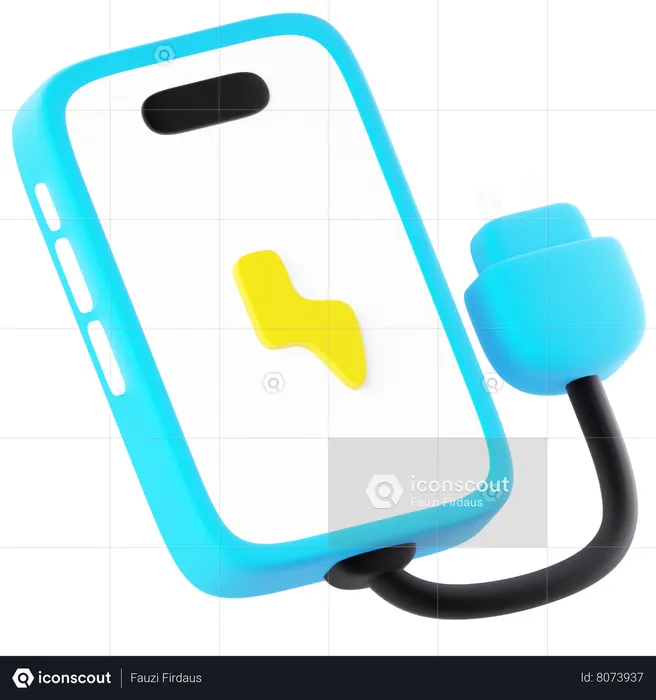 Phone Charger  3D Icon