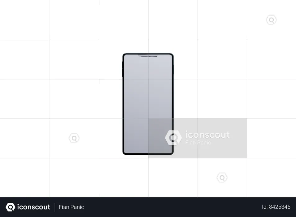 Phone Mockup  3D Icon