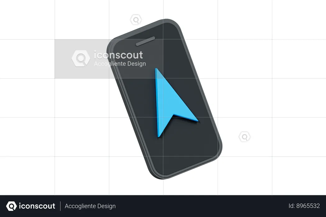 Phone Navigator  3D Icon