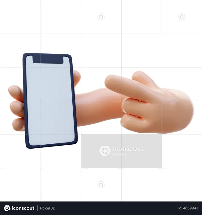 Phone payment  3D Illustration
