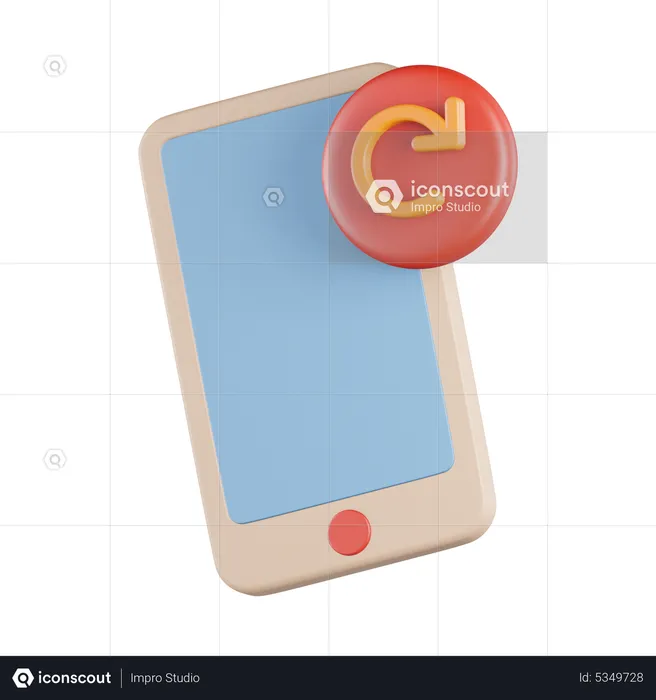 Phone Reload  3D Icon